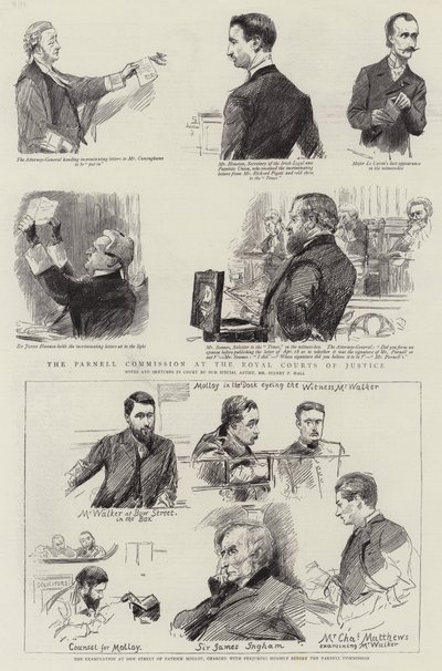 王立裁判所のパーネル委員会 作： Sydney Prior Hall